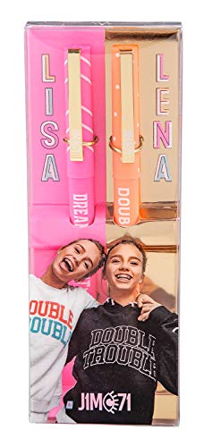 Depesche 10341 – Gelstift-Set In Neonfarben Von Lisa Und Lena, 4 Stück Im Etui