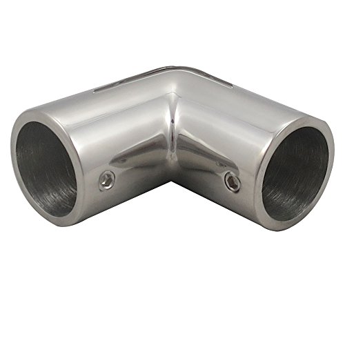 White Water Stainless 2-Way Handrail Elbow (6877S - 90°, 1” Tube OD)