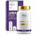 Leber Kur Mariendistel Kapseln hochdosiert - 80% Silymarin, Artischocke, Löwenzahn, Curcuma, Desmodium und Cholin für die Leber Testsieger - 8-Fach Komplex