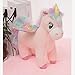beauty eyes Fantastic Rainbow Wings Unicorns Peluche Gigante Unicorn Toy Animali di Peluche Bambola Capelli Morbidi Fly Horse Toys 80cm Rosa