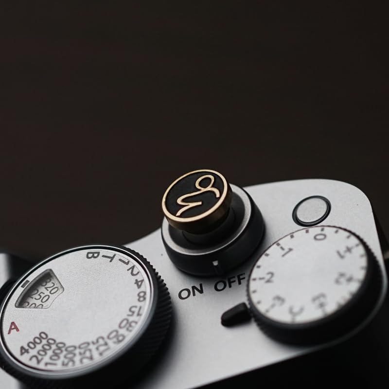 DBZZ Twelve Constellations Pattern Camera shutter Button Compatible with Fujifilm X-Pro3 X-Pro2 X-T50 X-T4 X-T30 for Nikon for Rolleiflex (Capricornus)