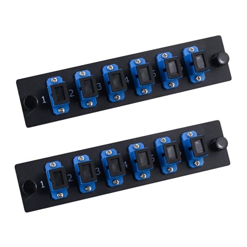 Panneau de brassage SC UPC monomode à 6 ports pour réduire les pertes de signal