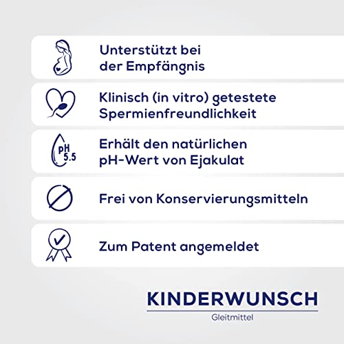 Ritex Kinderwunsch Gleitmittel – Spermienfreundliches Gleitgel zur Unterstützung der natürlichen...