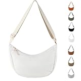 【Utilisation Multifonctionnelle】- Ce sac à boulettes en velours côtelé est à la mode et décontracté, il peut être utilisé comme sac à bandoulière, sac à bandoulière, sac banane, adapté aux voyages, au travail, à l'école et à l'usage quotidien, etc.