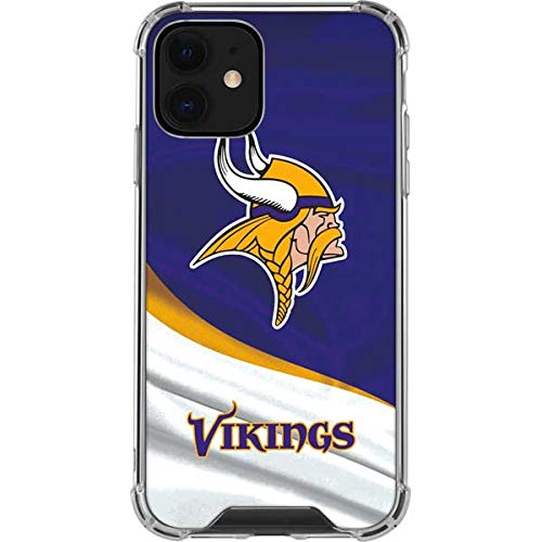 Skinit Clear Phone Case Compatible with iPhone 12 - Officially Licensed NFL Minnesota Vikings Design