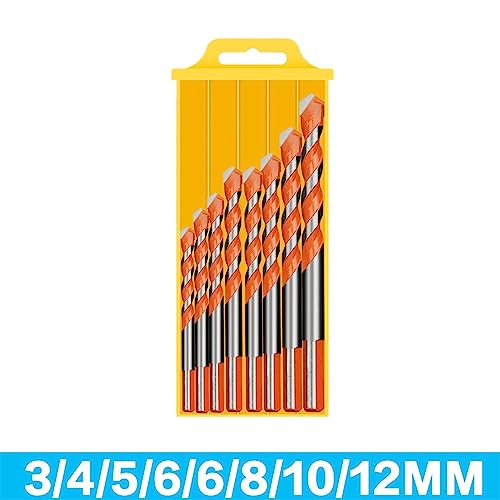 Juego de 8 brocas triangulares múltiples para cerámica y metal miniatura 2