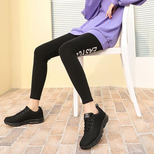 Women's Mesh Lace up Lightweight Running Sneakers Comfortable Breathable Non-Slip Soft Sole Casual Walking Sports Shoes Work Gym Trekking Tennis Sneakers3