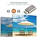 Tecmojo 8K HDMI Adapter, HDMI 2.1 Male to Female Extension Adapter, Support 8K@60Hz / 4K@120Hz for Laptop, PC, Monitor, Projector, Roku TV, 1 Pack