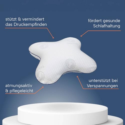 CPAP-Kissen Casimum Ergonomisches Schmetterlingskissen für Seitenschläfer