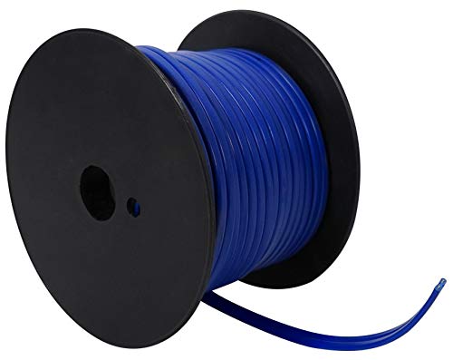 Image of Rockville R14G75MS-BL Blue 75 Foot Spool Marine /Boat 14 AWG Speaker Wire