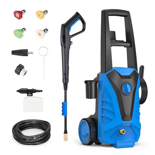 Electric Pressure Washer Compact, 2100 PSI, 2.0 GPM, 23FT Hose,