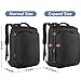 MATEIN Carry on Backpack, Extra Large Travel Backpack Expandable Airplane Approved Weekender Bag for Men and Women, Water Resistant Lightweight Daypack for Flight 40L, Black