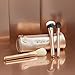Sigma Beauty Bloom + Glow Makeup Brush Set - 3 Brushes for Blush, Contour, & Highlighter - Premium Makeup Brushes with Rose Gold Bag - Hypoallergenic, Vegan & Cruelty-Free