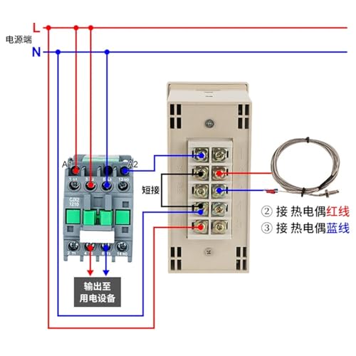 Pointeur de température TDA 220V pour four de cuisson d'atelier - 4