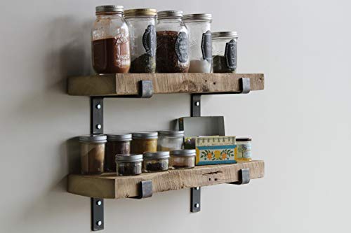 Urban Legacy Accent Shelves | Reclaimed Barn Plank | Set