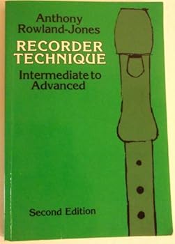 Paperback Recorder Technique: Intermediate to Advanced Book
