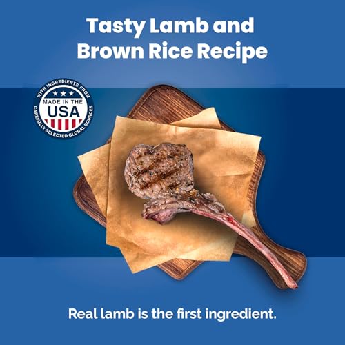 Image of Blue Buffalo Life Protection Formula Adult Dry Dog Food, Helps Build and Maintain Strong Muscles, Made with Natural Ingredients, Lamb & Brown Rice Recipe, 24-lb. Bag