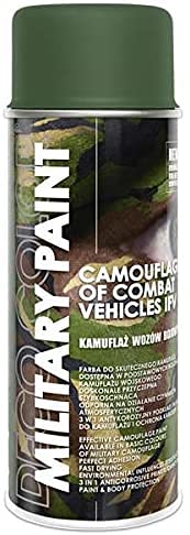 Deco Color 1 Stück 400ml Militär Army Militärlack Lackspray Nato Farbe wählbar (olive grün RAL 6003)