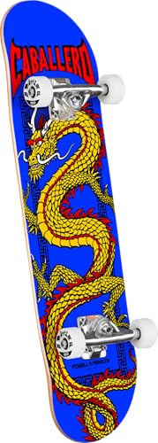 Powell Peralta Steve Caballero Chinese Dragon Skateboard Complete, Royal Blue, 7.75