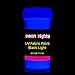 neon nights 8 x Pintura para Tejidos UV Luz Negra Pintura Textiles...