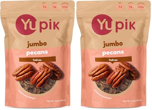Yupik Jumbo Pecan Halves, 5.8 Oz, Gluten-Free, Kosher, Raw Nuts, Shelled, Unsalted, Unroasted, Healthy Snacks, Source of Fiber & Copper (Pack of 2) image 5