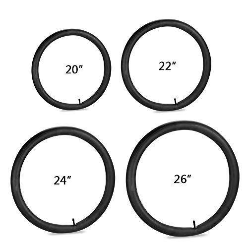 2 Pack Bike Tube With 3 Tire Levers, 20"×1.75/1.95/2.10/2.125 Bicycle Inner Tube Tyres Road Mtb Bike Interior Tire Tube Anti Puncture Tube For Bike Bicycle Tire (20”×1.75/2.125) #TOP5