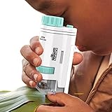 ⇉Múltiplos ajustables: el mini microscopio para niños aumenta 60X-200X y enfoca rápidamente en 0,01 segundos. También podemos usar un microscopio para observar cosas diminutas, como convertir arena en joyas y hormigas en monstruos. Esto es lo que ha llevado al descubrimiento de un fascinante universo microscópico.
