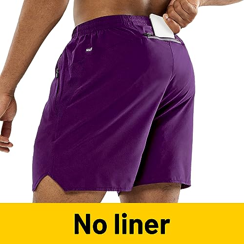 Image of MIER Men's Workout Running Shorts Lightweight Active 5 Inches Shorts with Pockets, Quick Dry, Breathable