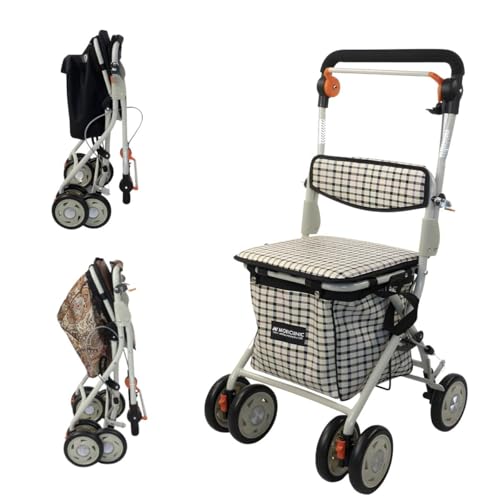 Mobiclinic Shopping Trolley Walker with Seat, Model: Coliseo