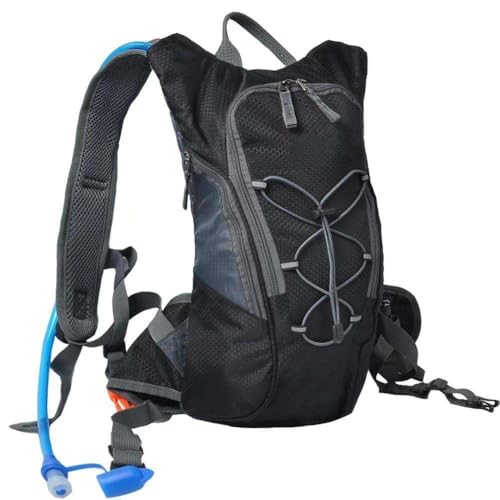 Mochila De Hidratação Bolsa De Água 2 Litros Compartimento Térmico Impermeável Ajuste Peitoral Cinto Abdominal Bike Ciclismo Trilha