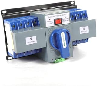 BJTDLLX 110V 4P 63A Transfer Switch, Dual Power Automatic Transfer Switch Generator Changeover Switch Self Cast Conversion -60HZ AC-33iB
