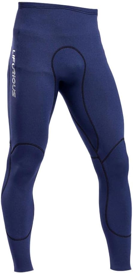 1.5mm Neoprene Wetsuit Pants for Men, for Swimming, Canoeing, and Surfing - Weight,ion, and Streamline Design - Blue, XL