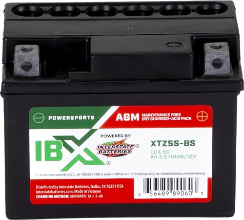 Interstate YTZ5S-BS 12V 3.5Ah Powersports Battery