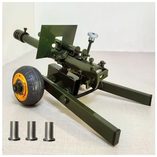 Quesardens Canon de pétard, canon d'artillerie en acier inoxydable, modèle de lanceur de pétard, ornements de collection de modèles militaires (couleur : C)