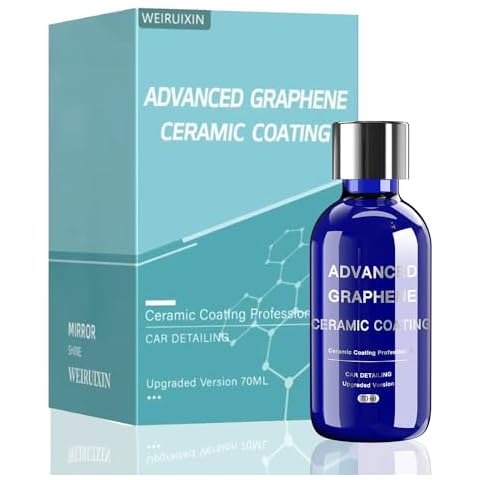 20H Advanced Graphene Ceramic Coating for Cars(70ML)-Auto Car Detailing Kit,10+ Years of Long Lasting Car Protection,Apply After Car Paint&Wash Correction,Ultra High Gloss Anti-Scratch Cover