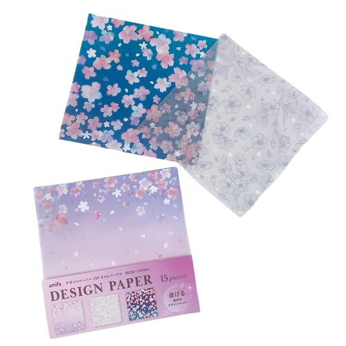 wfނ̃fUCy[p[xp[v 15Pi3×5jiTCYF150×150mmj肪 