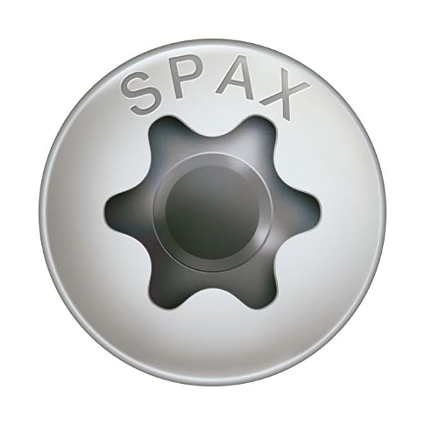 SPAX Universalschraube aus Edelstahl rostfrei A2, 3,0 x 20 mm, 200 Stück, T-STAR plus, Halbrundkopf, Vollgewinde, 4CUT… – Bild 3