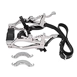 Espéculo de Boca de Caballo, Espéculo de Boca de Caballo Ajustable Ángulo de Espéculo de Boca Equina Tazas Veterinarias de Odontología de Acero Inoxidable Mandíbulas Superiores e