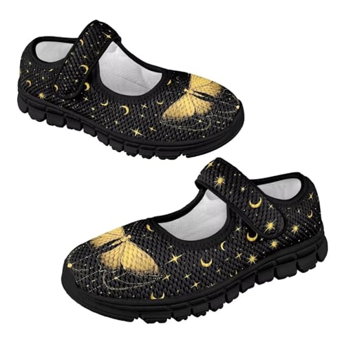 Girl's Animal Pattern Running Shoes Mesh Children's Mary Jane Shoes Slip On Sports Shoes Magic Sticker Casual Shoes4