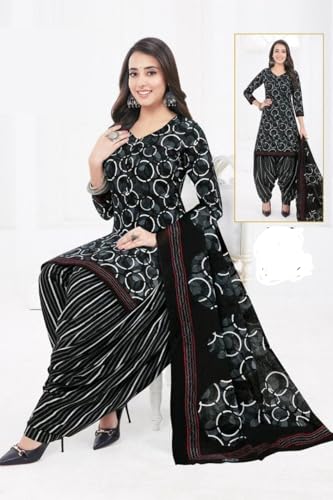 Image of Yashika Unstiched Crepe dress materials | Crepe Salwar Suit for women with dupatta | suit material for women unstitched