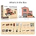 Mini House Building Kit for Kids Age 8+ - Block Building Toys with Real Mini Bricks, STEM Creative Gifts for Boys Girls- DIY Tiny House Construction Set