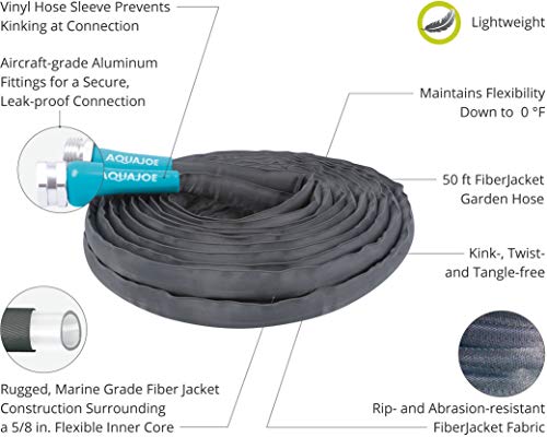 Aqua Joe FiberJacket Hose 50 ft - Image 5