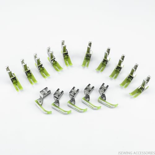 Pies para máquina de coser Blooy T360+T361+T363 plástico 15 piezas miniatura 2