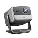 JMGO N1S Infinity Projetor Laser Triplo 4K com Wi-Fi Bluetooth, 2450 Lúmens ISO, 1600:1, Netflix GTV, Auto Foco 360° em Tempo Real, Tela 300', HDR10, Dolby Digital Plus, Portátil para Casa e Exterior