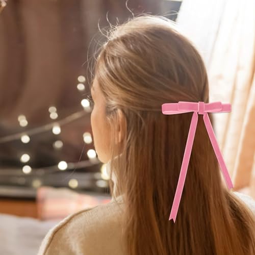 Image of Tsorode 25 Yards Pink Velvet Ribbon,3 /8 Inch Christmas Tree Ribbon