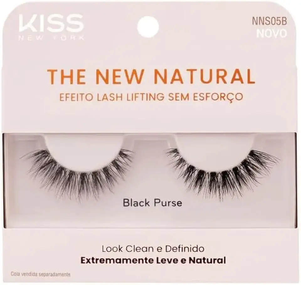 Kiss New York – Cílios Postiços The New Natural Black