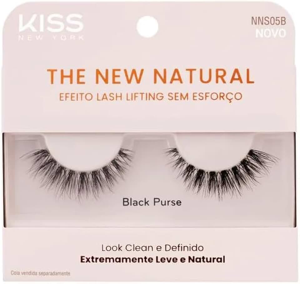 Kiss New York – Cílios Postiços The New Natural Black