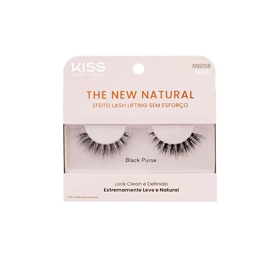Kiss New York – Cílios Postiços The New Natural Black