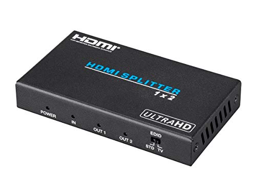 Divisor HDMI 4K Pro Monoprice Blackbird duplicador de pantalla HDCP 2.2