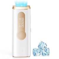 AMOTAOS IPL Laser Hair Removal, 19J, 45°F Cooling, Women & Men, White